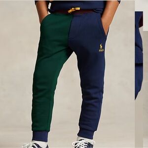 Polo by Ralph Lauren Kids Joggers - Green and Navy